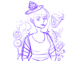 sketch for my Witchsona…. lets hope I finish it this week