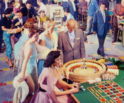 swinginglamour:  Postcard from Hotel Riviera Casino in Las Vegas,