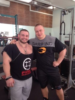 hugemusclegeek:  Alexey Lesukov and Dmitry Lappalaynen 