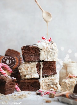 fullcravings:Vegan Chocolate Cake Cookie Bars
