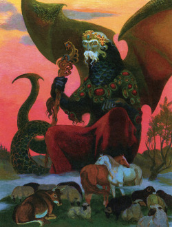 thefugitivesaint:‘Myths and Legends of Ancient Slavs’, Illustration