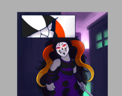 me? working on a 3 page comic for hiveswap since i’m fully