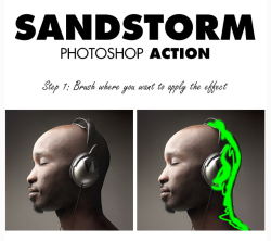 mamasam:  trendgraphy:  SandStorm Photoshop by sevenstyles. This