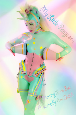 amstatik:  Latex Ponycorn (Unicorn VS Pony) costume by Am Statik