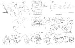 rebeccasugar:Rough sketches for Jailbreak!