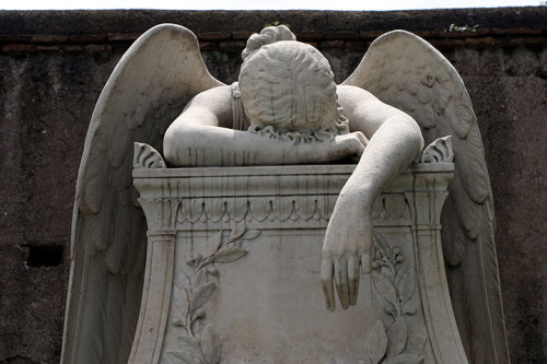 blondebrainpower:  The Angel of Grief Cimitero Acattolico by