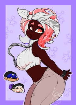 kodaoma:Drew my baby girl in Marina’s Octo Expansion outfit,