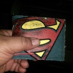 My new wallet #KidAtHeart #Superman