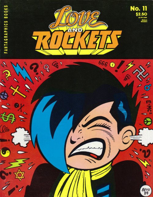 Love and Rockets No. 11 (Fantagraphics, 1985). Cover art by Gilbert Hernandez.From a charity shop in Nottingham.