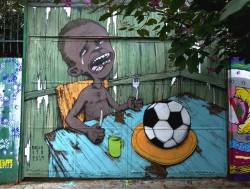 brazilwonders:  By Paulo Ito on the entrance of a public schoolhouse