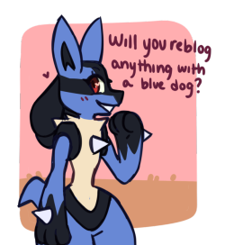 occasionallylucario: …Or am I special??? Is good bluedog <3