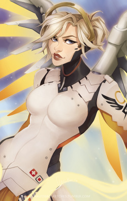 halfdeadsketches:Finally got Mercy done ✨✨