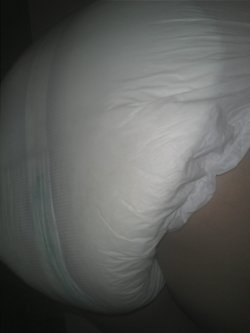 nappygirl01-blog:  My wet bottom after my diapered trip to the