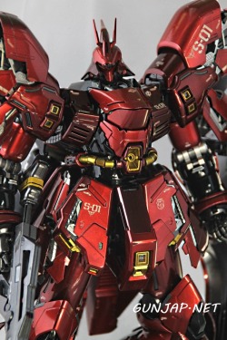 gunjap:  MG 1/100 Sazabi Ver.Ka Titanium Finish repaint: Work