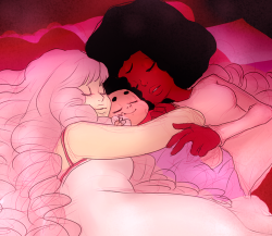 moon-light-lady:  Rose quartz, Garnet and Steven