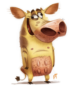 cryptid-creations:  Day 535. Cow and Chicken by Cryptid-Creations