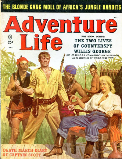 pulpsandcomics2:  Adventure Life     January 1959