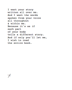 connotativewords:  August 30, 2013 You are the book that I want