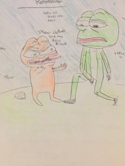 fuckyeahrarepepes:  My teacher is making us do a project on The