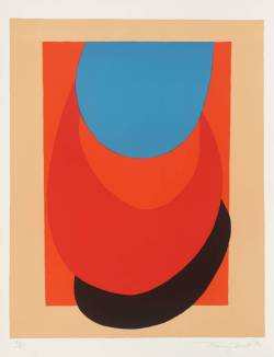 artmastered:  Terry Frost, Straw, Orange, Blue, 1972, (lithograph