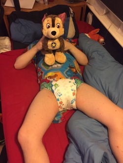crinklewuffcub:  Chase really is on paw patrol tonight! All set