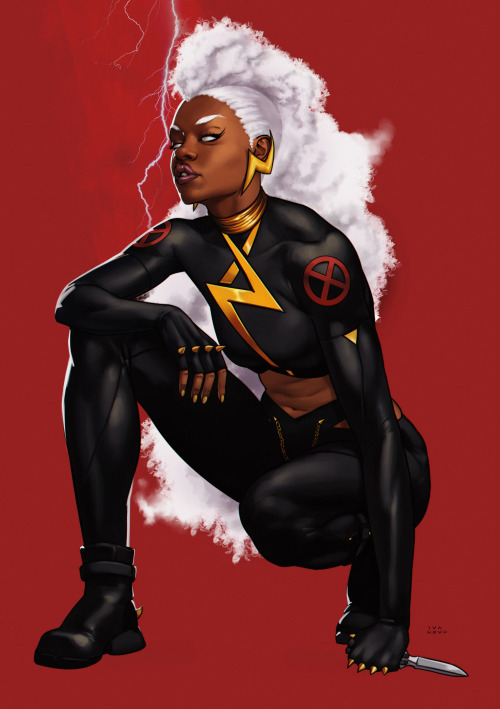 dimaiv-nov:  i drew ororo in her new stunning Dauterman’s design!