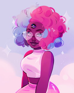 flowersilk:  wanted to draw this cotton candy angel again…