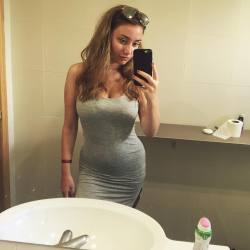 Curvy Grey Dress