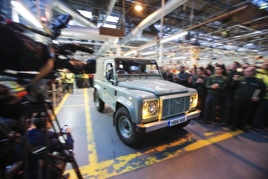 Land Rover on Twitter: "Here it is, the last #Defender to roll off the production line at our plant