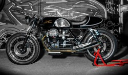 caferacerpasion:  Moto Guzzi Cafe Racer Spartan by Side Rock
