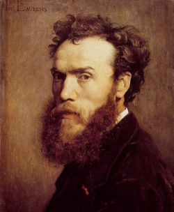 1876 - auto-portrait - Jean-Paul Laurens (1838-1921)