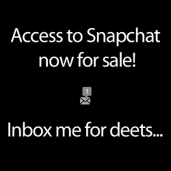 gingerbanks:  I finally installed Snapchat, reblog if you want