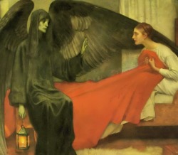 enchantedsleeper:  Death and the Maiden (1900), Marianne Stokes