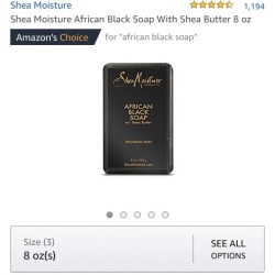 I usually wash my face with the African black soap in the shower