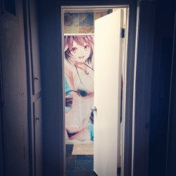 carolsroom:  Our bathroom. 💛🐬🌙 #anime #kawaii #Cyber