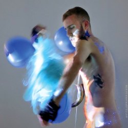 waltcessna:  BOY WOLF performing at the opening of INTERFACE