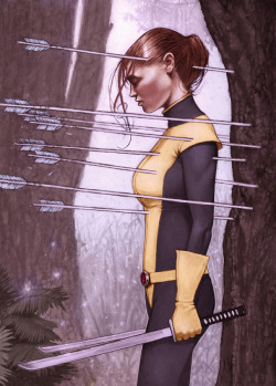 brianmichaelbendis:  Kitty Pryde by Zachary Baldus  