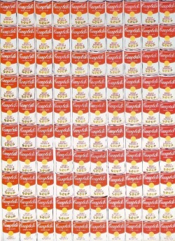 aestheticgoddess:  100 Cans, Andy Warhol, 1962