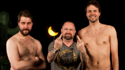 bizarrecelebnudes:  Olli Wermskog (left) and Lars Berrum (right), Norwegian comedians naked http://p3.no/berrum/episode-1/ 