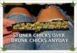 thepotheadotaku:  So True Man Stoner Chicks R The Best 😂😂✌