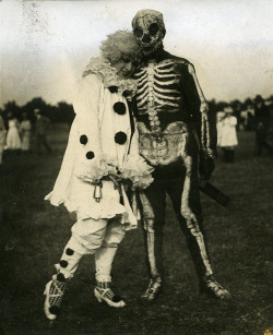 gravesandghouls:  Costume Football Match c. 1920 