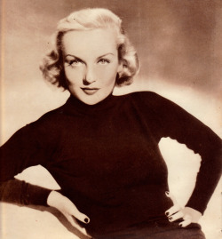 Carole Lombard, from the Daily Express Film Book, edited by