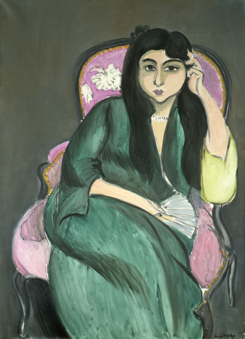 amare-habeo:  Henri Matisse (French, 1869 -1954)Woman in Green,