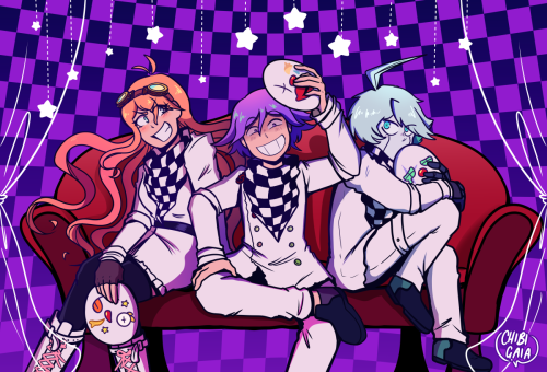 chibigaia-art:  honorary D.I.C.E. members 🤡