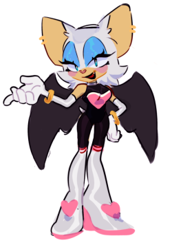 peachdeluxe:doodle of a gay bat ;9