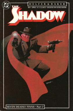 The Shadow No. 9 (DC Comics, 1988). Cover art by Kyle Baker.From