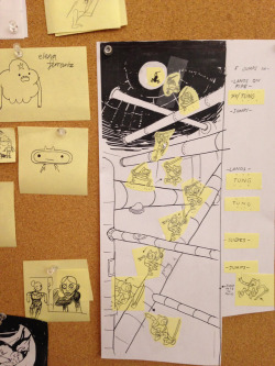 gingerlandcomics:some process stuff for Whispers by writer/storyboard