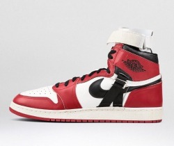 thesnobbyartsyblog:  Modified Air Jordan 1 worn by Michael Jordan