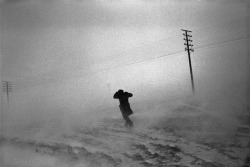 furtho: Josef Koudelka’s Blizzard On The Road To Korçë, Albania,