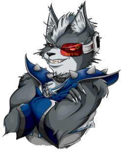 supersmashspacies:  Wolf O’Donnell by ~laurelwind 